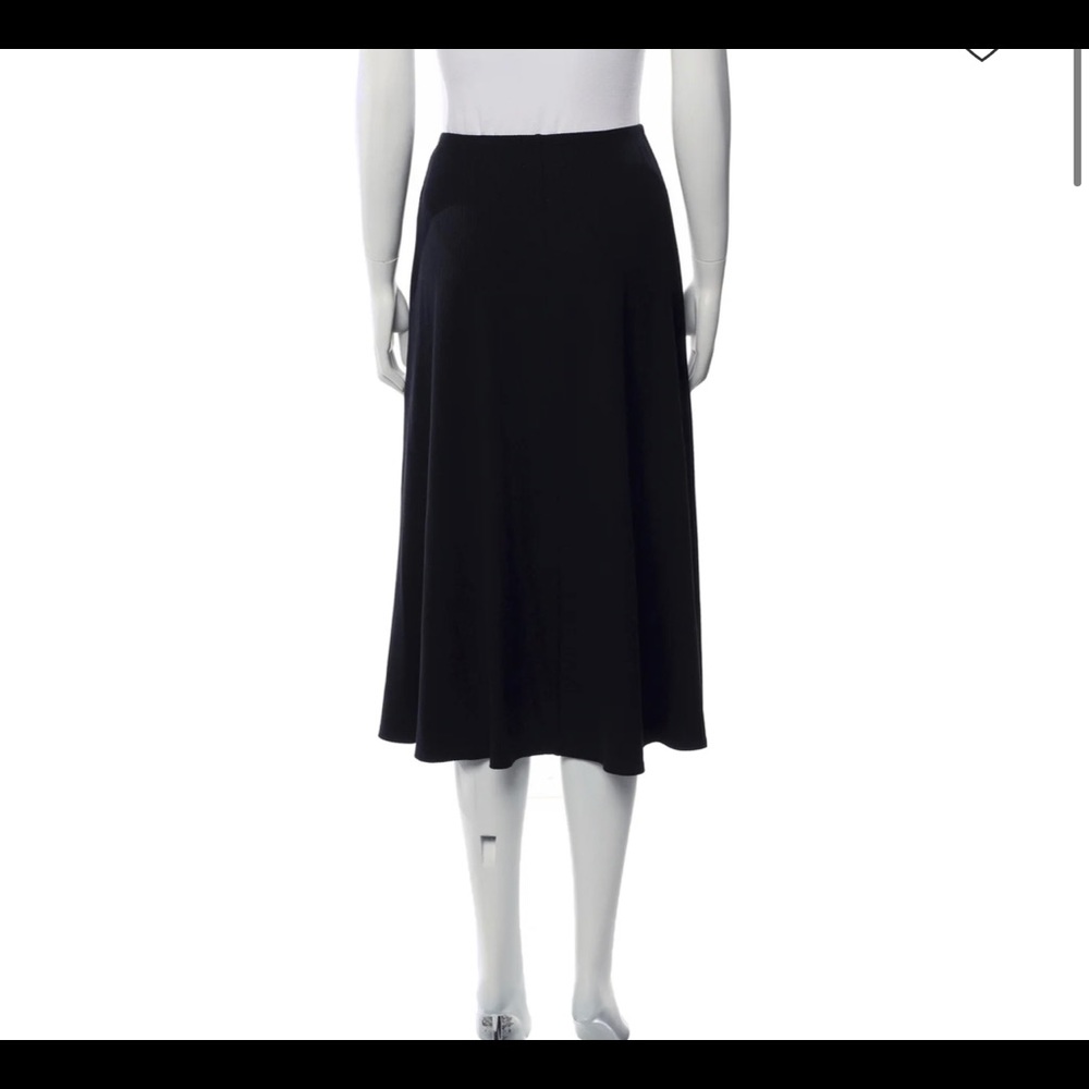 Reformation midi skirt elastic band black Medium